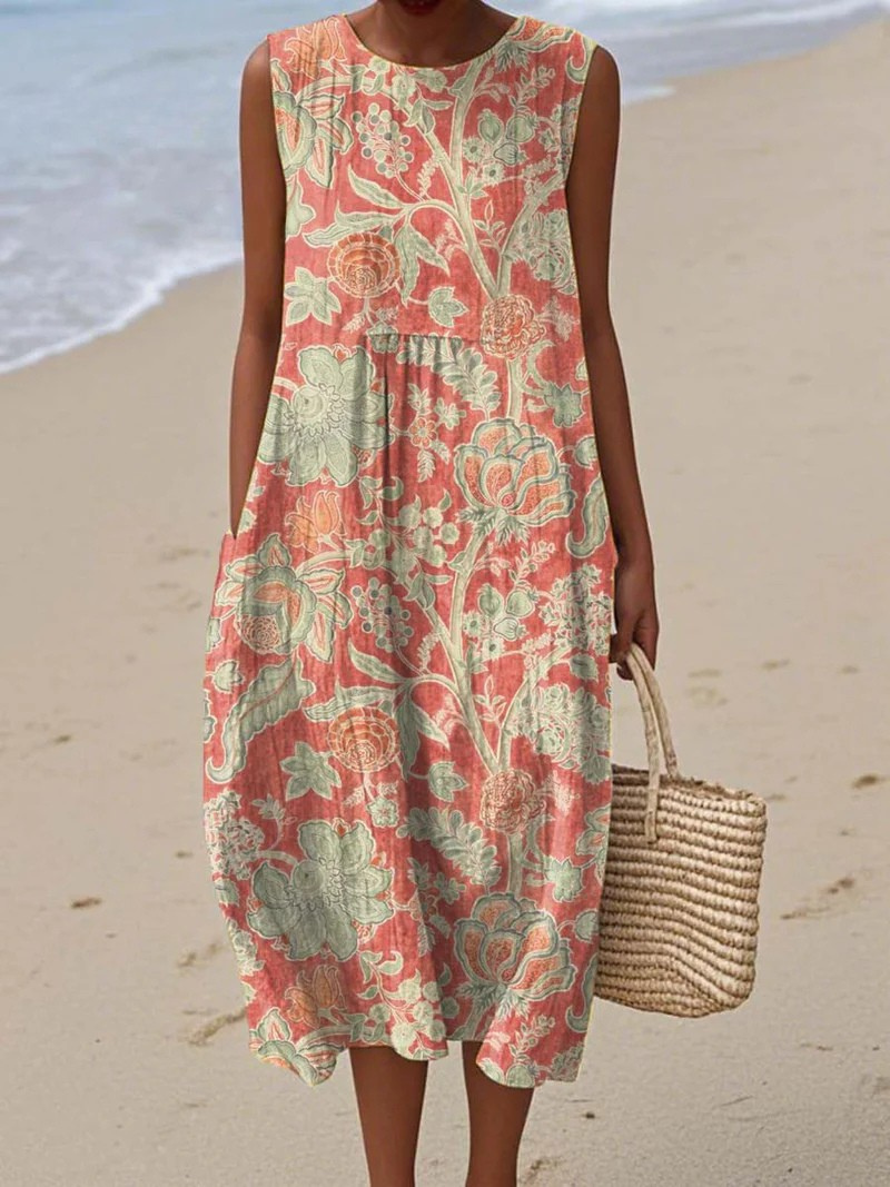 Tindra Patterned Summer Dress