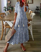 Solara - Boho A-line Dress
