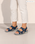 Livia Supportive Everyday Sandals - Adeline studio, shown in size 8 AU (39 EU), 166 cm
