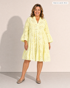 Sienna V-Neck Summer Dress - Adeline studio, shown on a size XL, 166 cm
