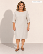 Linnea Effortless Midi Dress - Adeline studio, shown on a size XL, 166 cm