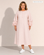 Georgina Effortless A-Line Midi Dress - Adeline studio, shown on a size XL, 166 cm