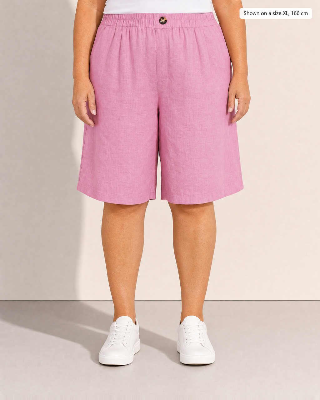 Cora Lightweight Everyday Shorts - Adeline studio, shown on a size XL, 166 cm