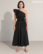 Josephine Flowy Maxi Dress - Adeline studio, shown on a size S, 168 cm