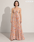 Adelaide Halter Neck Maxi Dress - Adeline studio, shown on a size S, 168 cm