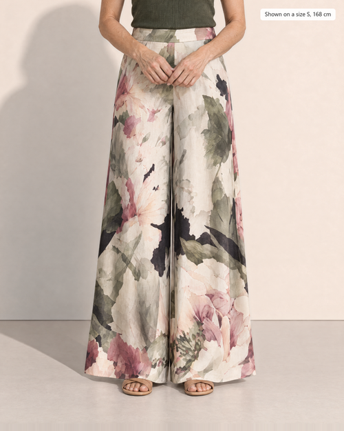 Adelina Elegant Wide-Leg Trousers - Adeline studio, shown on a size S, 168 cm