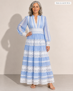 Callista Elegant Lantern Sleeve Dress - Adeline studio, shown on a size M, 160 cm