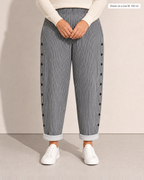 Leona Lightweight Casual Trousers - Adeline studio, shown on a size M, 160 cm