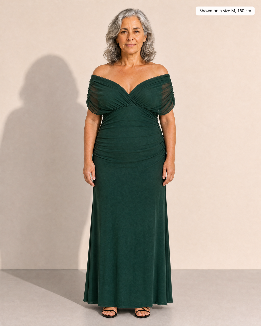 Belinda Maxi Dress - Adeline studio, shown on a size M, 160 cm