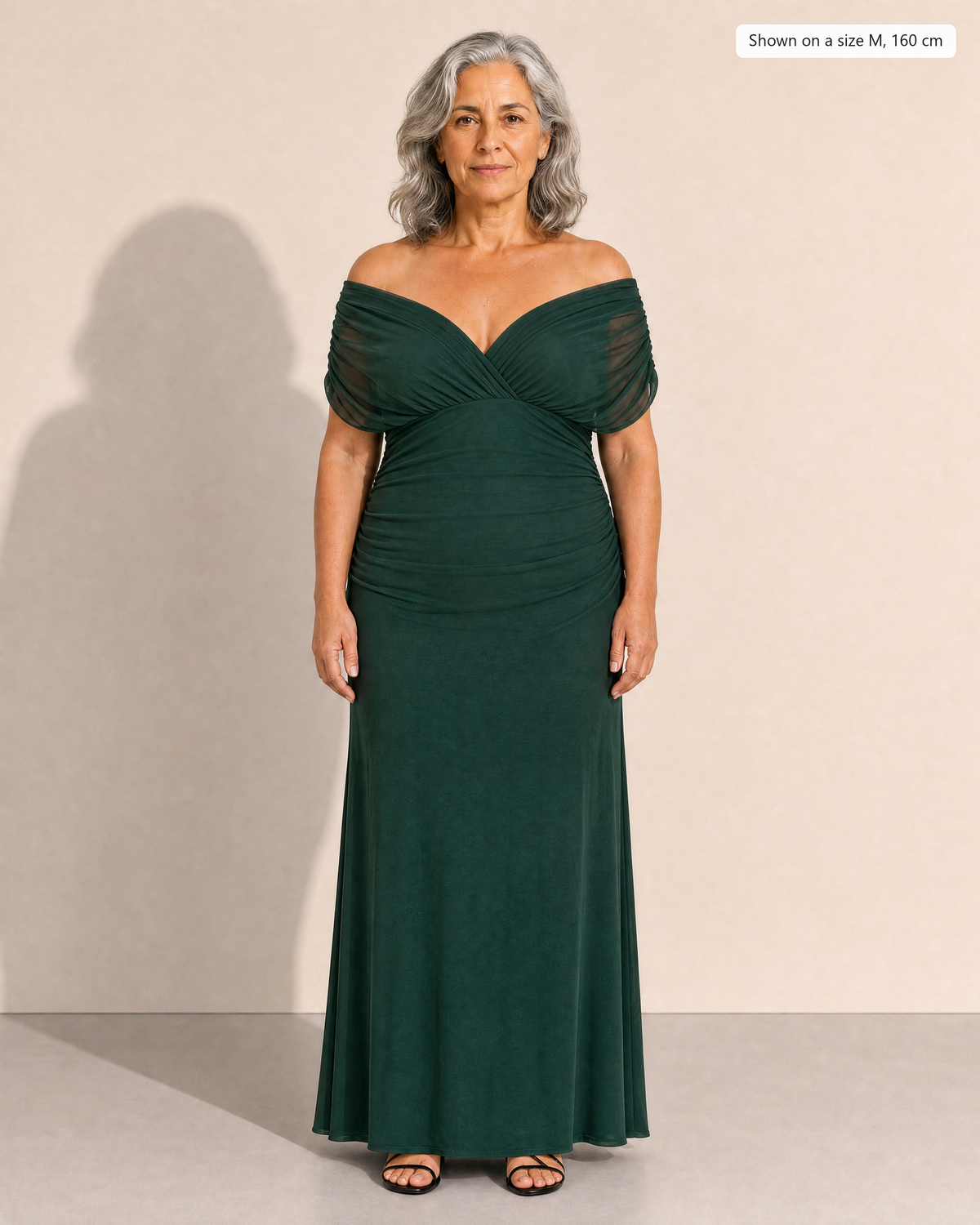 Belinda Maxi Dress - Adeline studio, shown on a size M, 160 cm