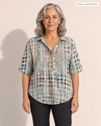Phoebe Relaxed Comfort Blouse - Adeline studio, shown on a size M, 160 cm