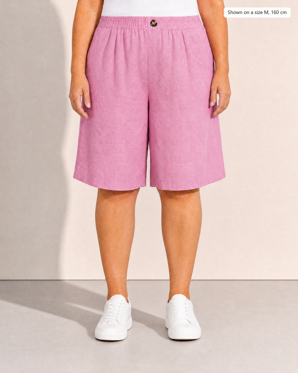 Cora Lightweight Everyday Shorts - Adeline studio, shown on a size M, 160 cm