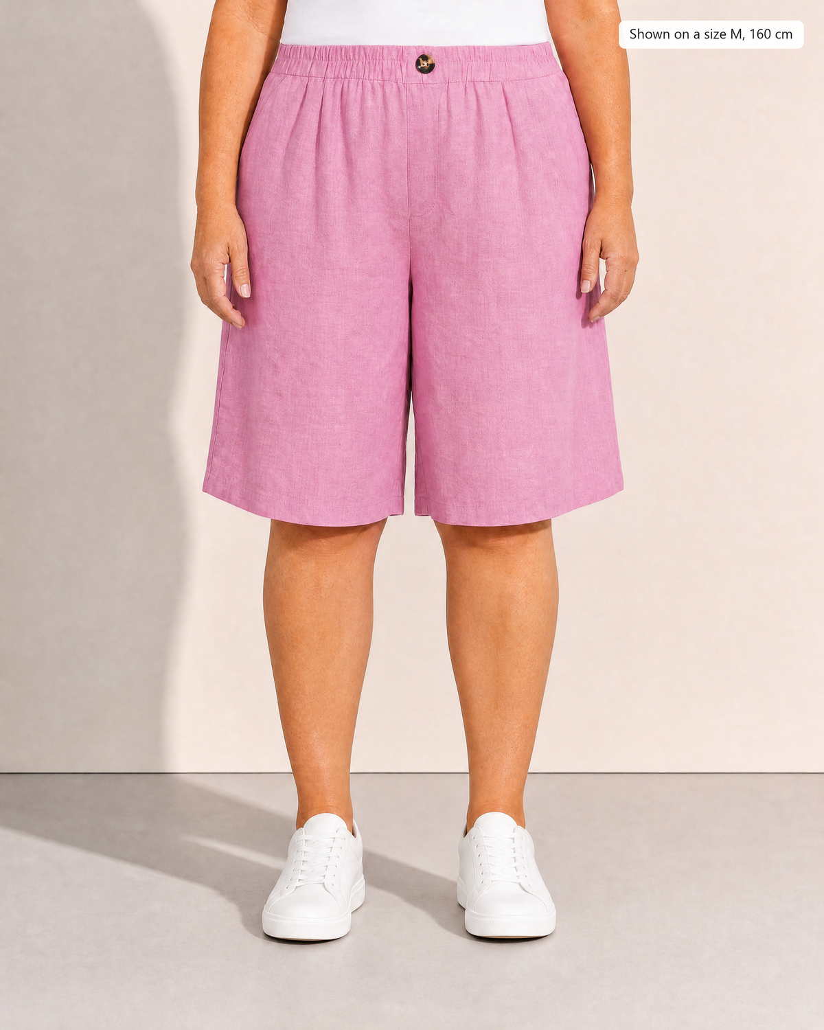 Cora Lightweight Everyday Shorts - Adeline studio, shown on a size M, 160 cm