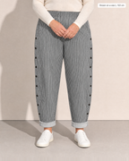 Leona Lightweight Casual Trousers - Adeline studio, shown on a size L, 163 cm
