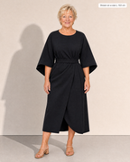 Sally Fitted Dress - Adeline studio, shown on a size L, 163 cm