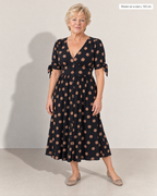 Zola Flattering Midi Dress - Adeline studio, shown on a size L, 163 cm
