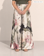 Adelina Elegant Wide-Leg Trousers - Adeline studio, shown on a size L, 163 cm