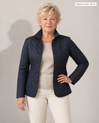 Maeve Lightweight Quilted Jacket - Adeline studio, shown on a size L, 163 cm