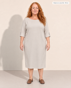 Linnea Effortless Midi Dress - Adeline studio, shown on a size 2XL, 158 cm