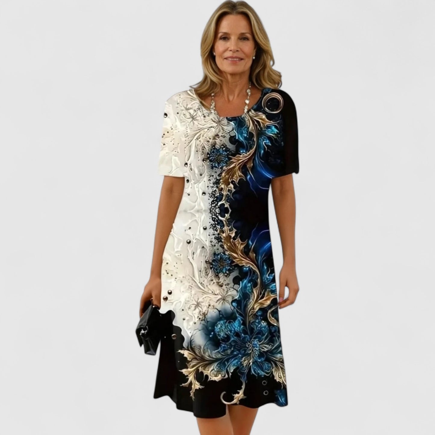 Agnes Artistic Floral Midi