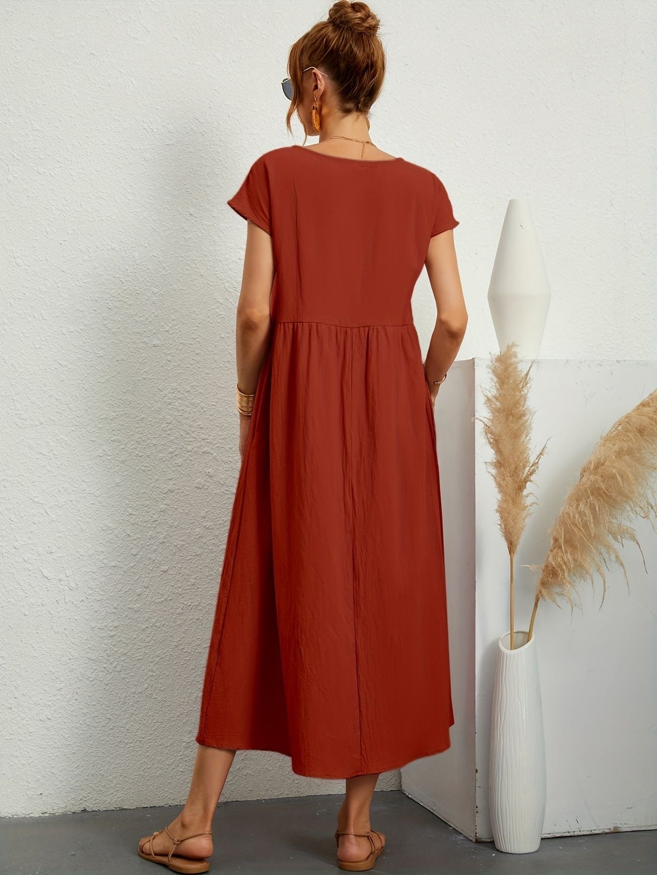 Alvina Relaxed Midi Dress