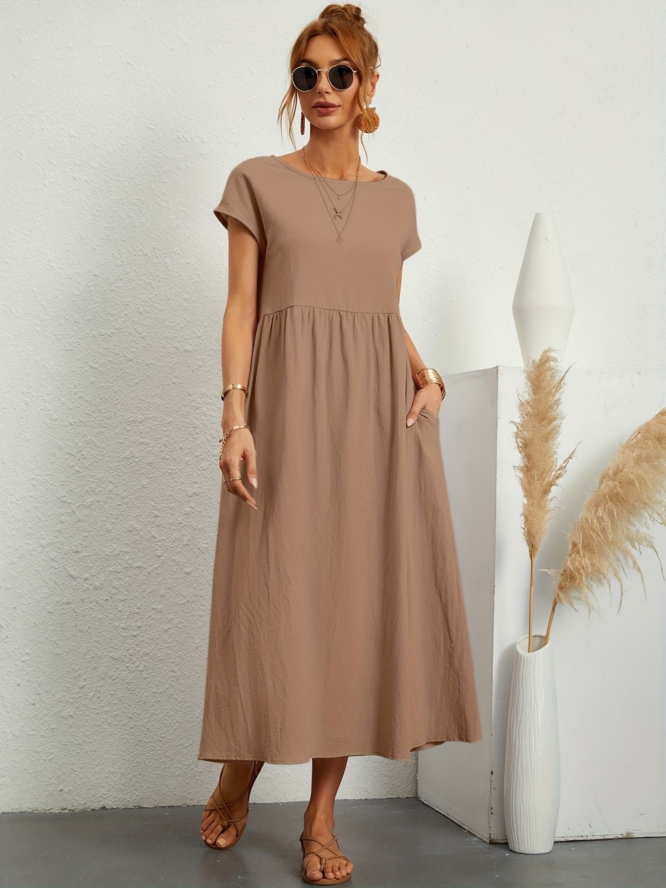 Alvina Relaxed Midi Dress
