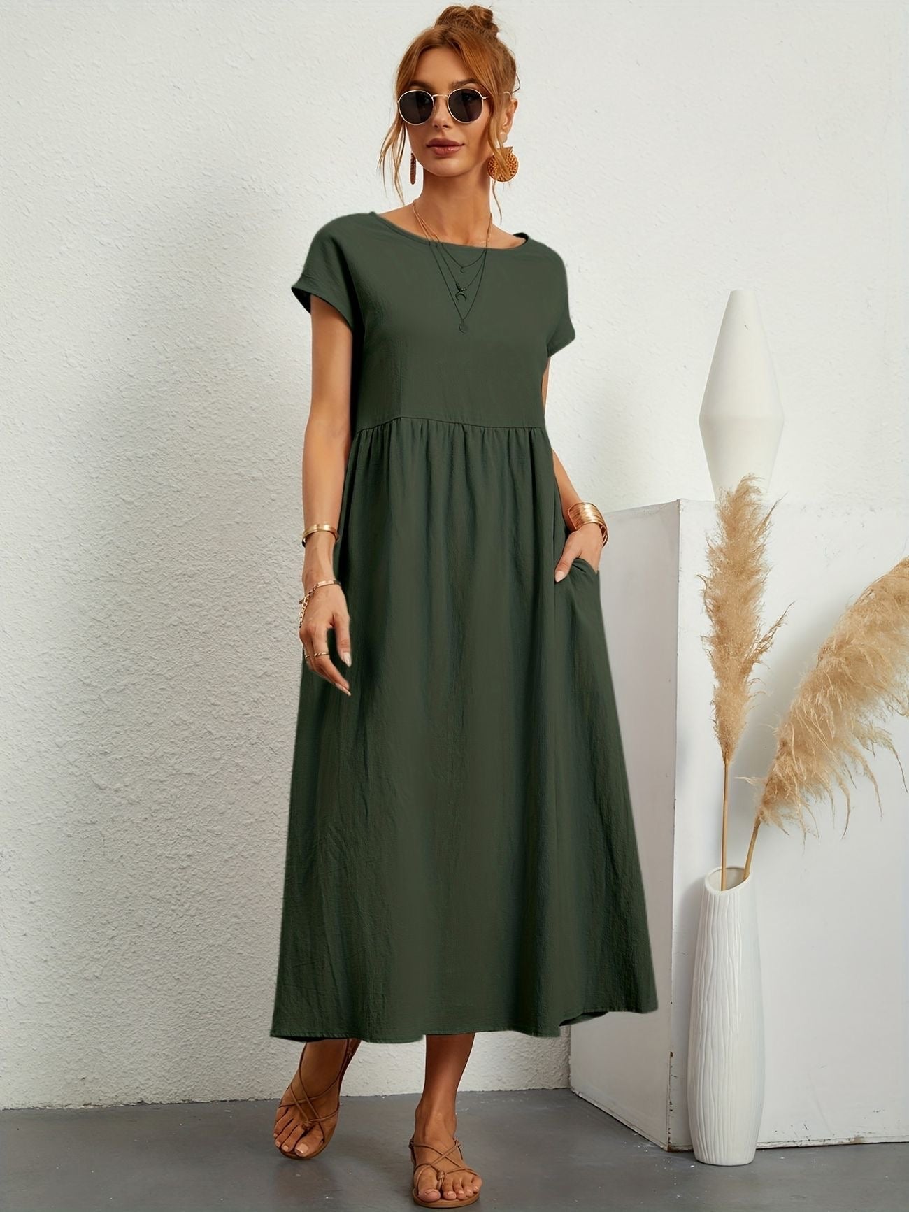 Alvina Relaxed Midi Dress