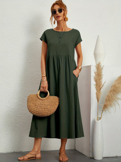 Alvina Relaxed Midi Dress