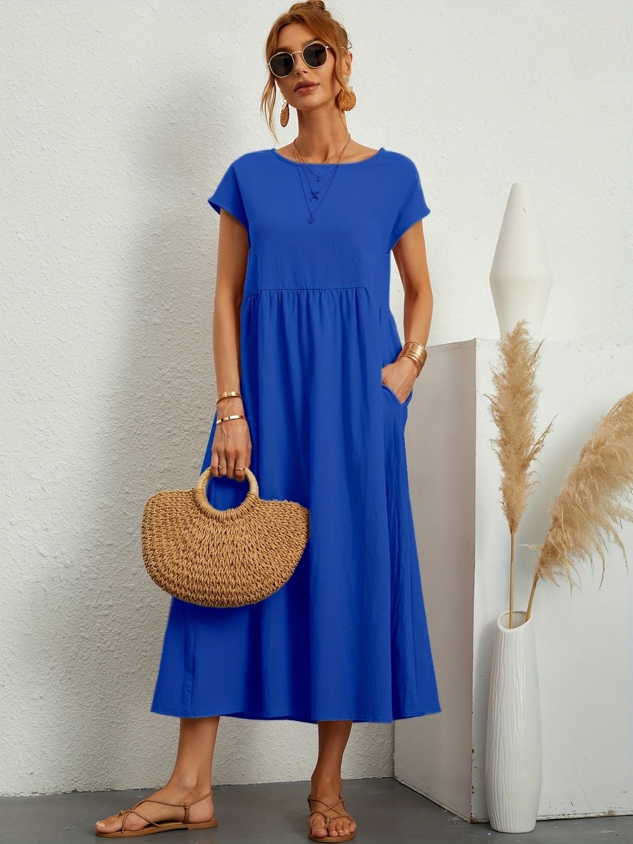 Alvina Relaxed Midi Dress