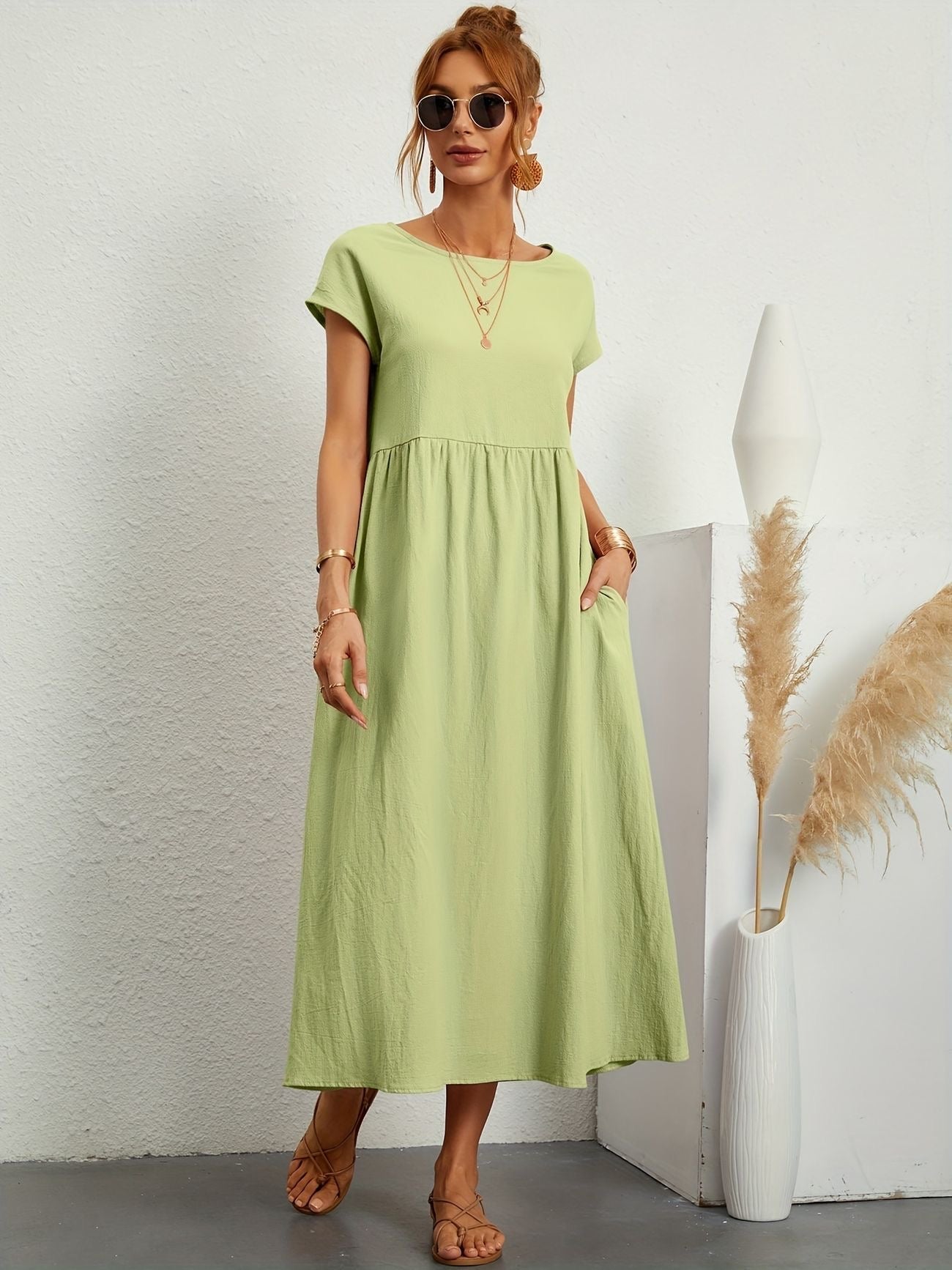 Alvina Relaxed Midi Dress