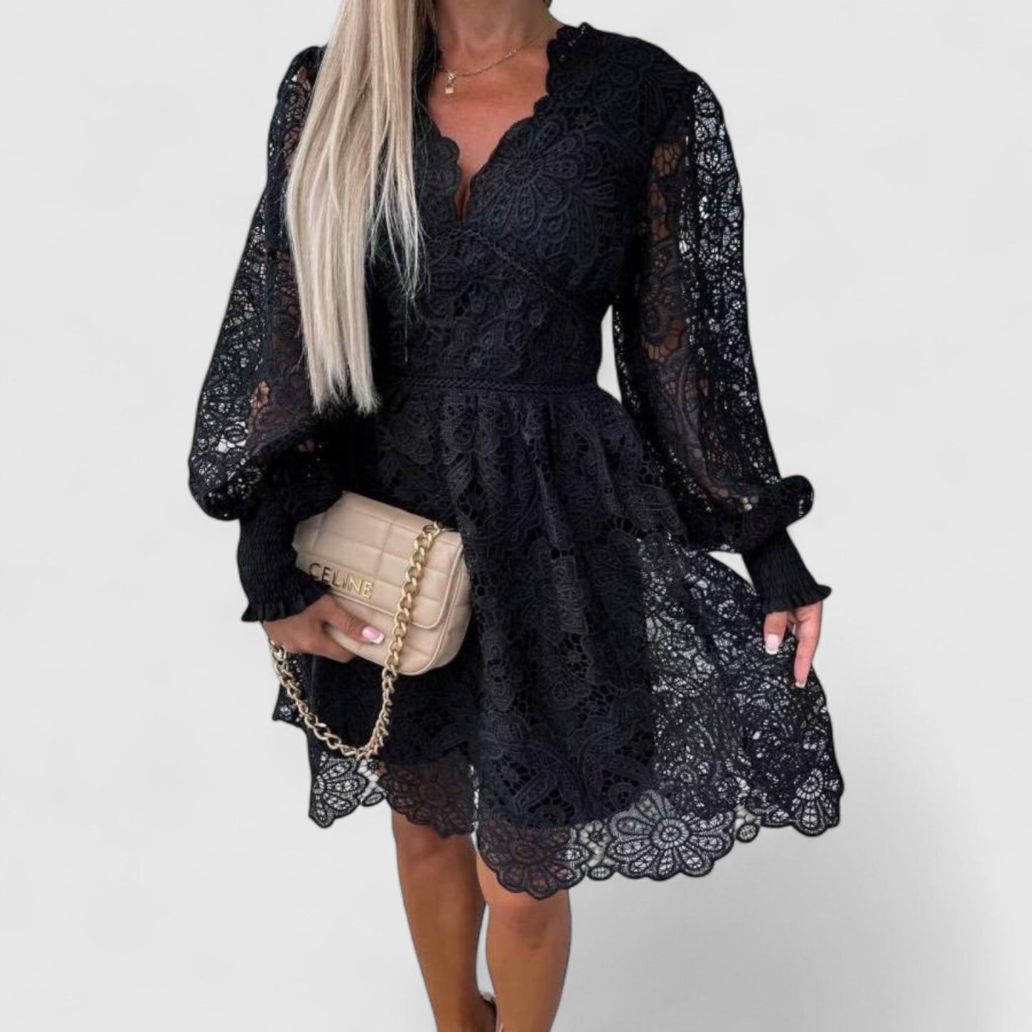 Ayelen Ibiza Lace Dress