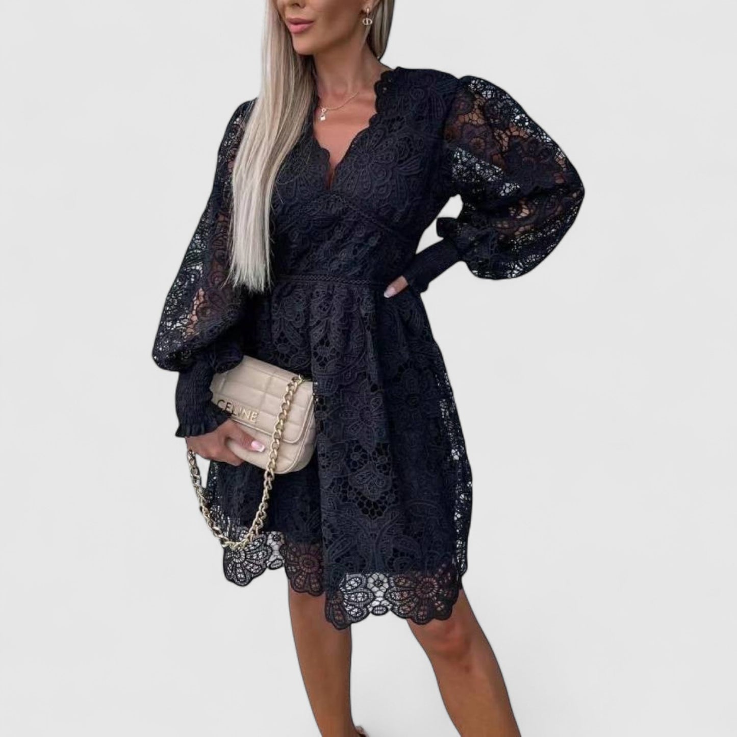 Ayelen Ibiza Lace Dress
