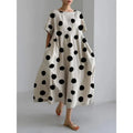 Flora Relaxed Polka Dress