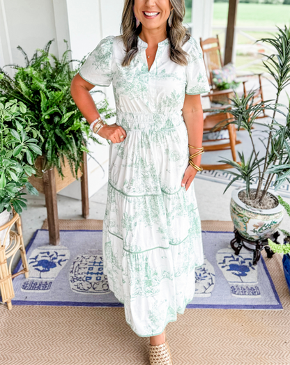 Celestine Printed Maxi Dress