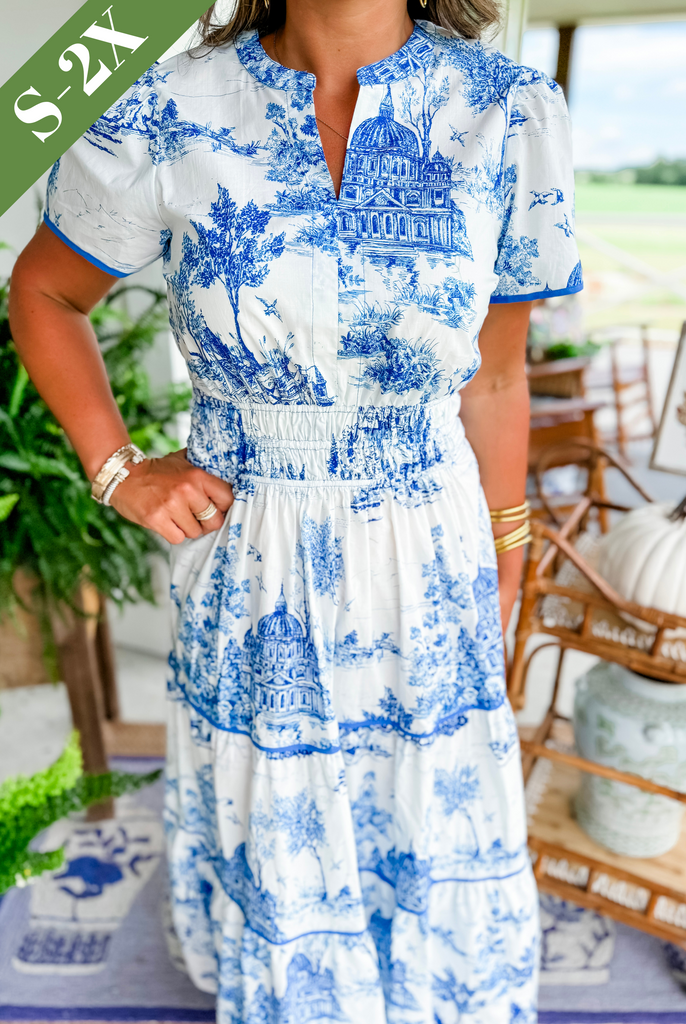 Celestine Printed Maxi Dress