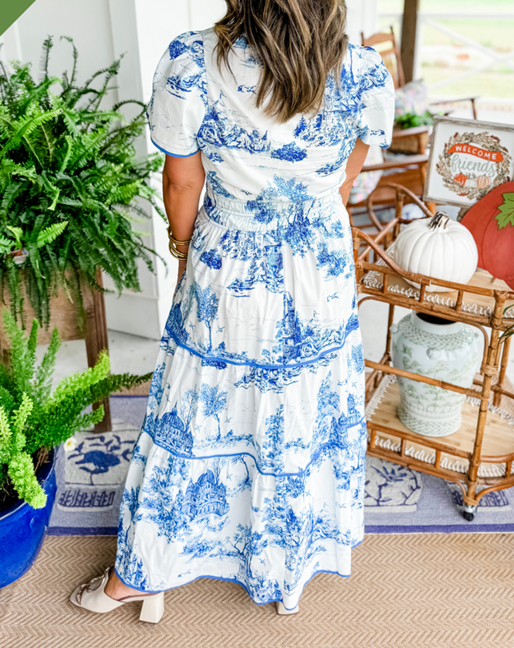 Celestine Printed Maxi Dress