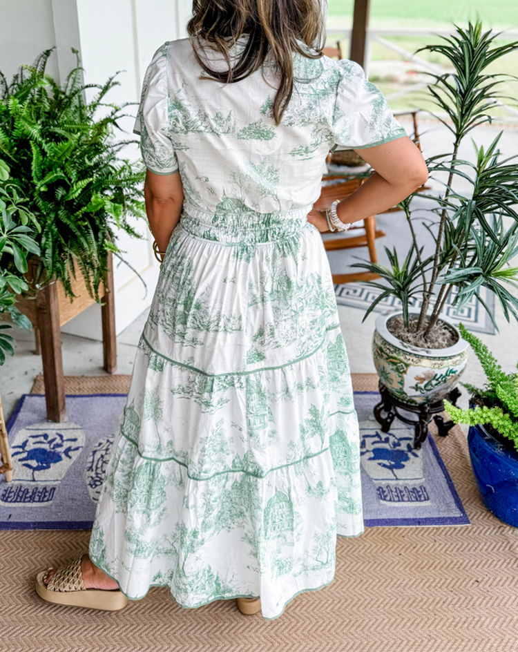 Celestine Printed Maxi Dress