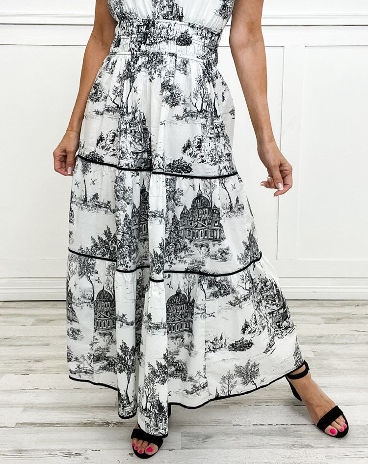 Celestine Printed Maxi Dress
