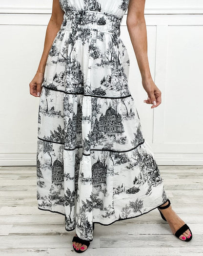 Celestine Printed Maxi Dress