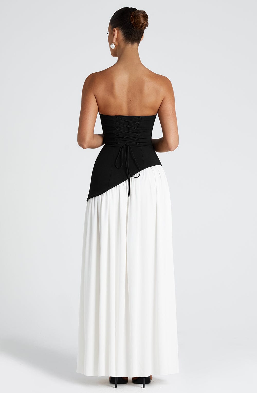 Celine Draped Evening Gown