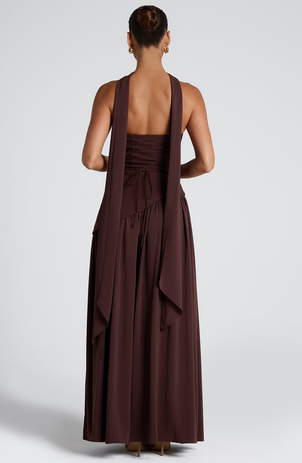 Celine Draped Evening Gown