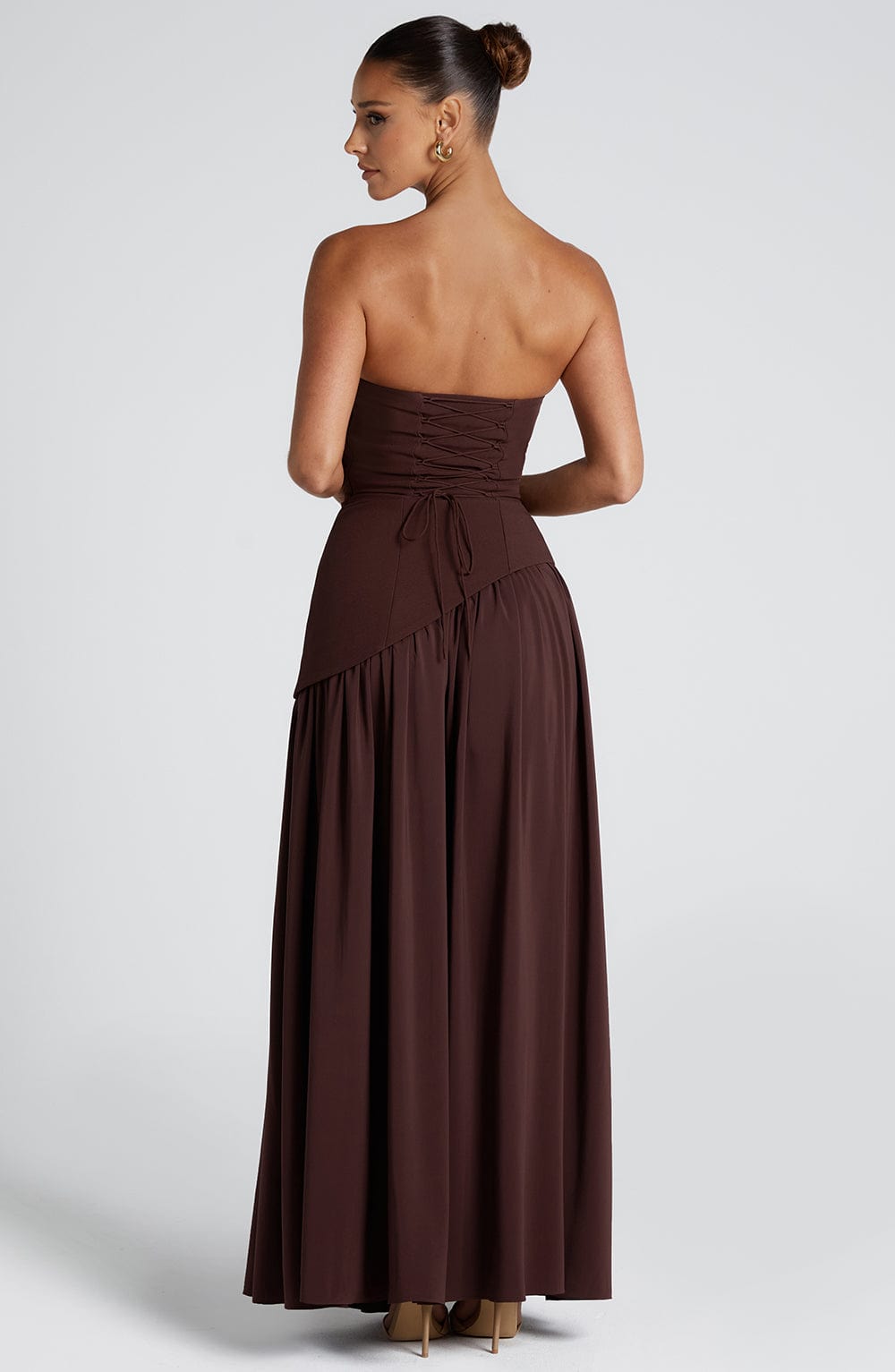 Celine Draped Evening Gown