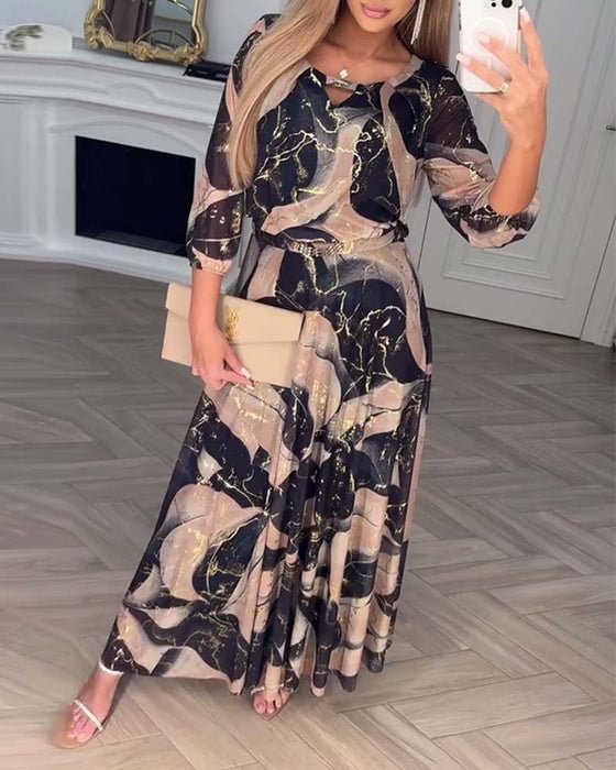 Celine A-Line Maxi Dress 0