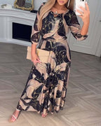 Celine A-Line Maxi Dress 0