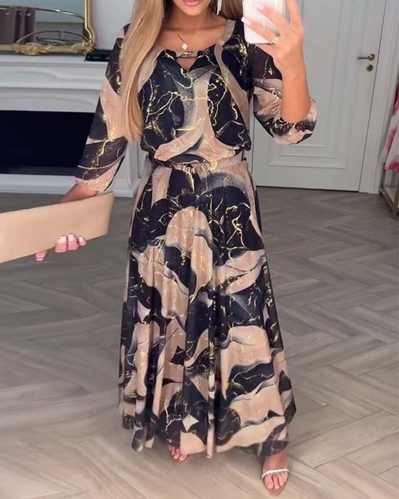 Celine A-Line Maxi Dress 1