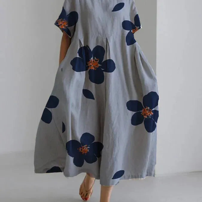 Edith Graphic Floral Dress