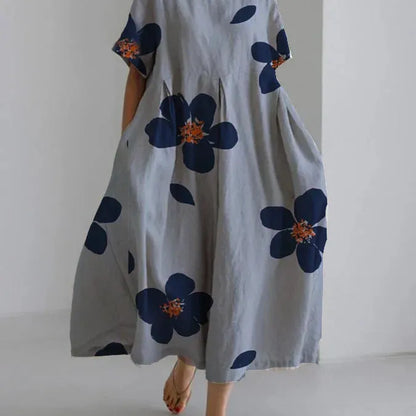 Edith Graphic Floral Dress