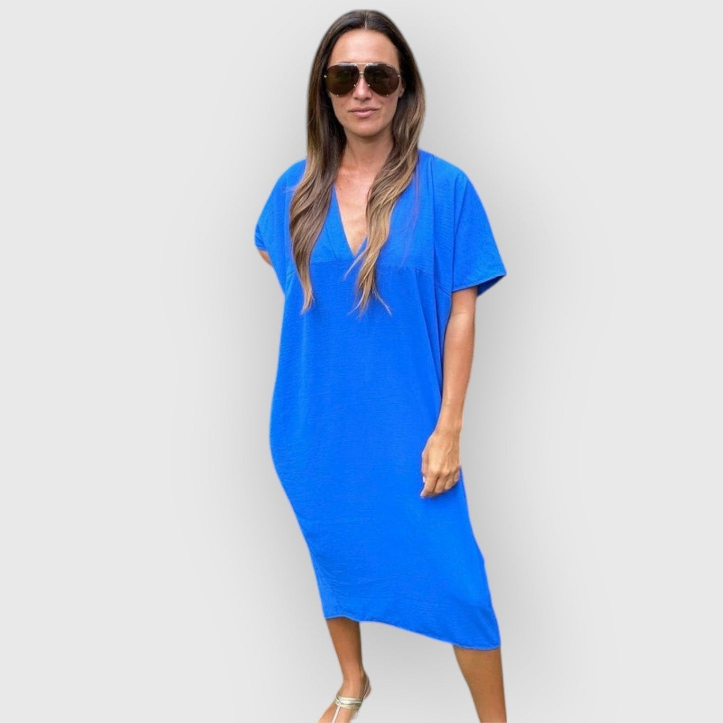 Elna V Neck Dress