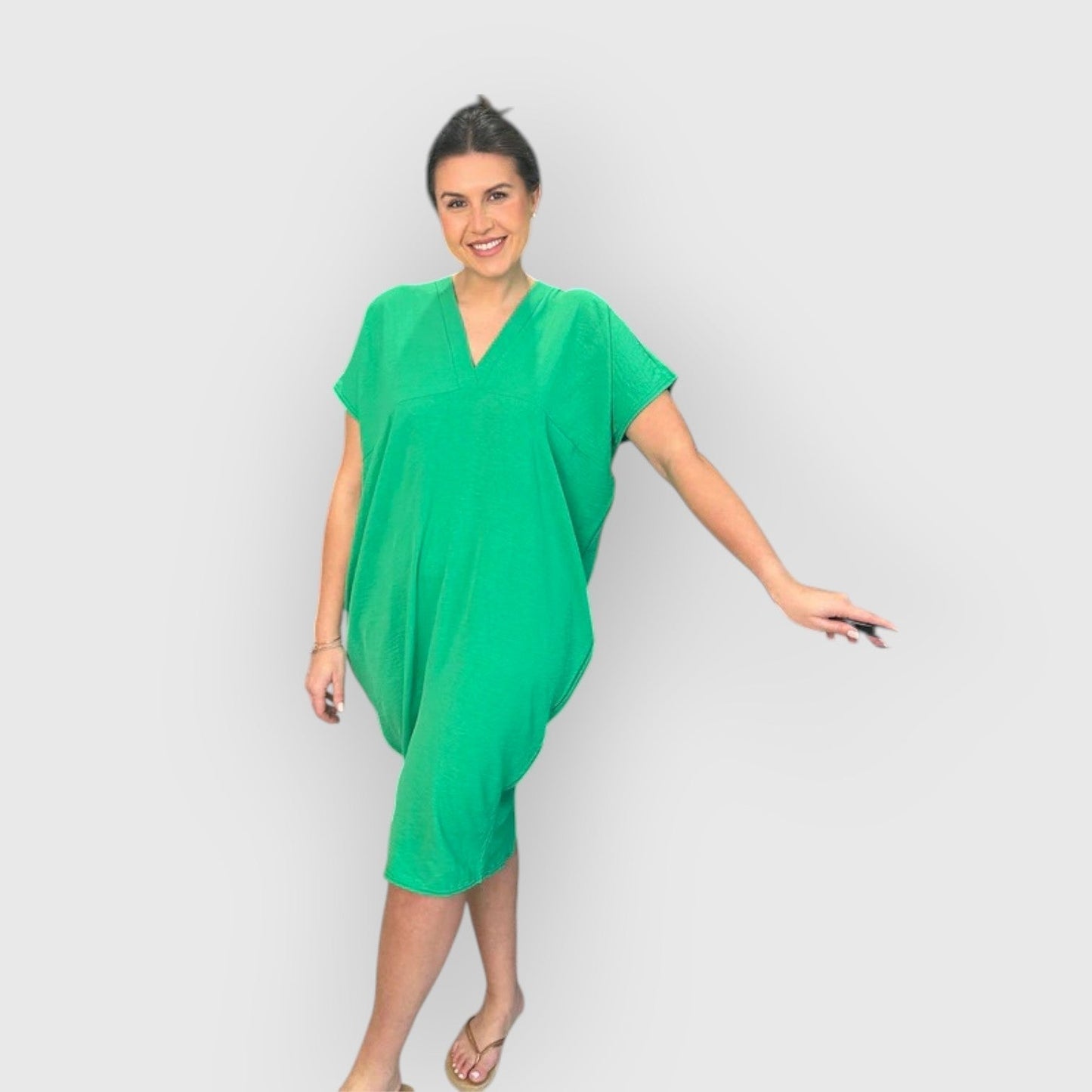 Elna V Neck Dress