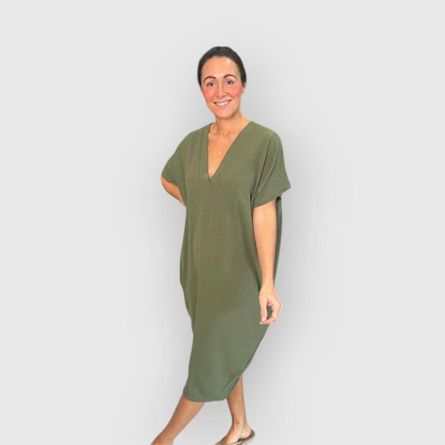 Elna V Neck Dress